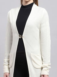 Monte Carlo Self-Striped Longline Cardigan