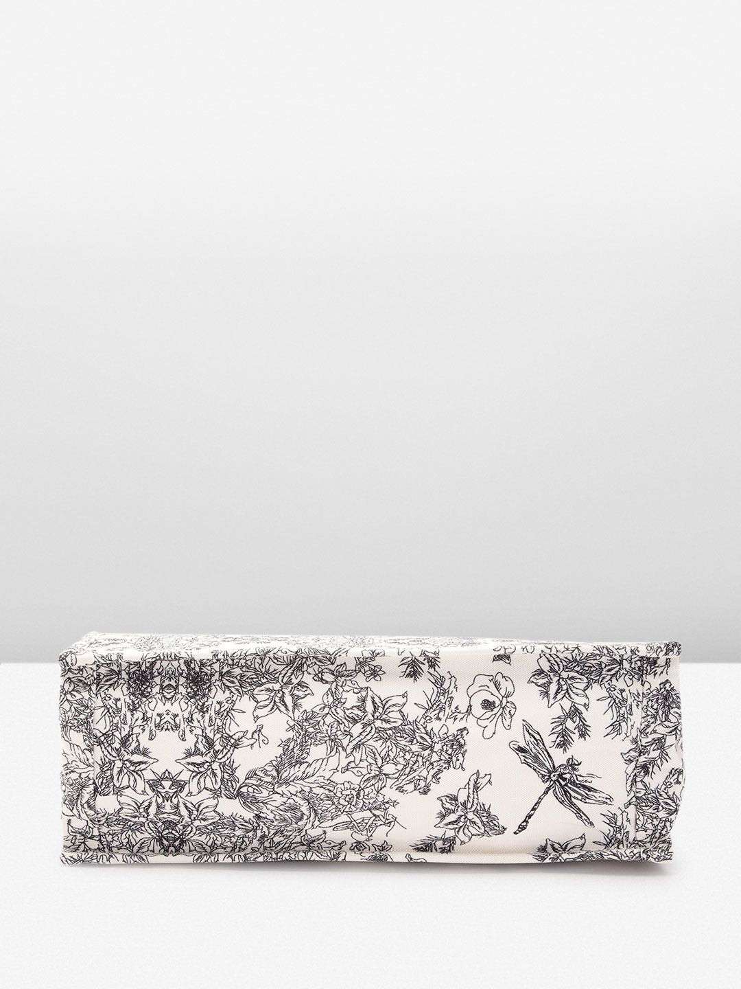 Lino Perros Floral Printed Structured Laptop Bag
