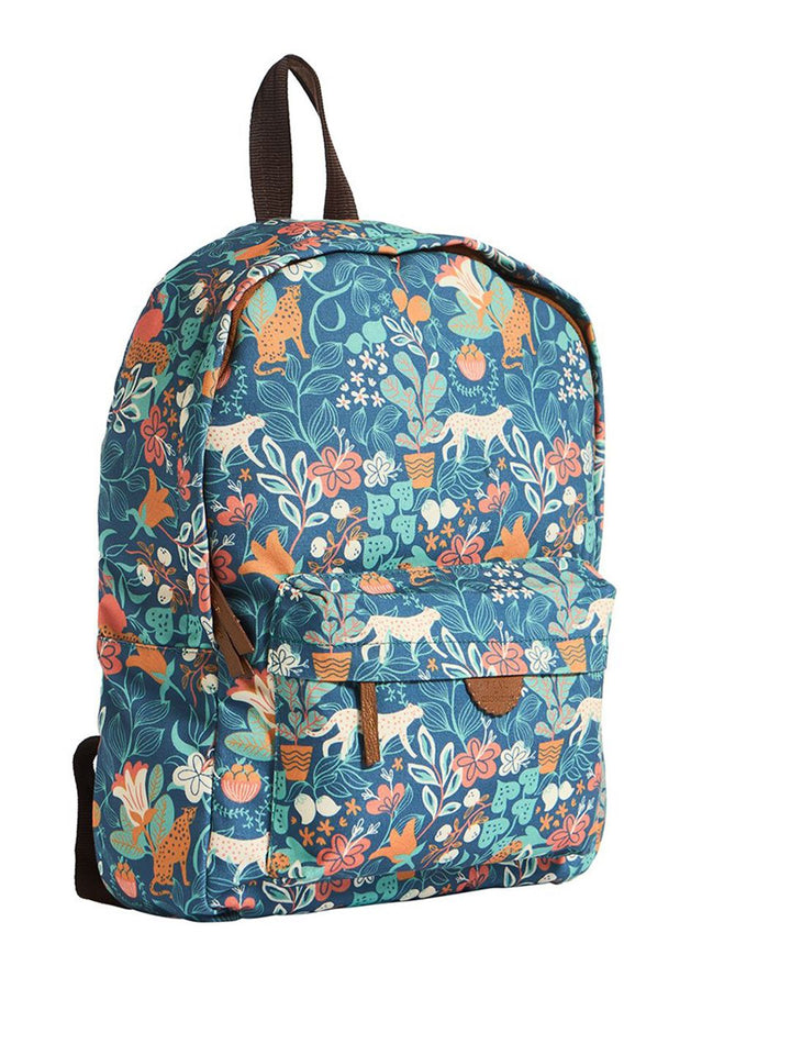 TEAL BY CHUMBAK Women Up To 15 Inch Laptop Ergonomic Graphic Backpack