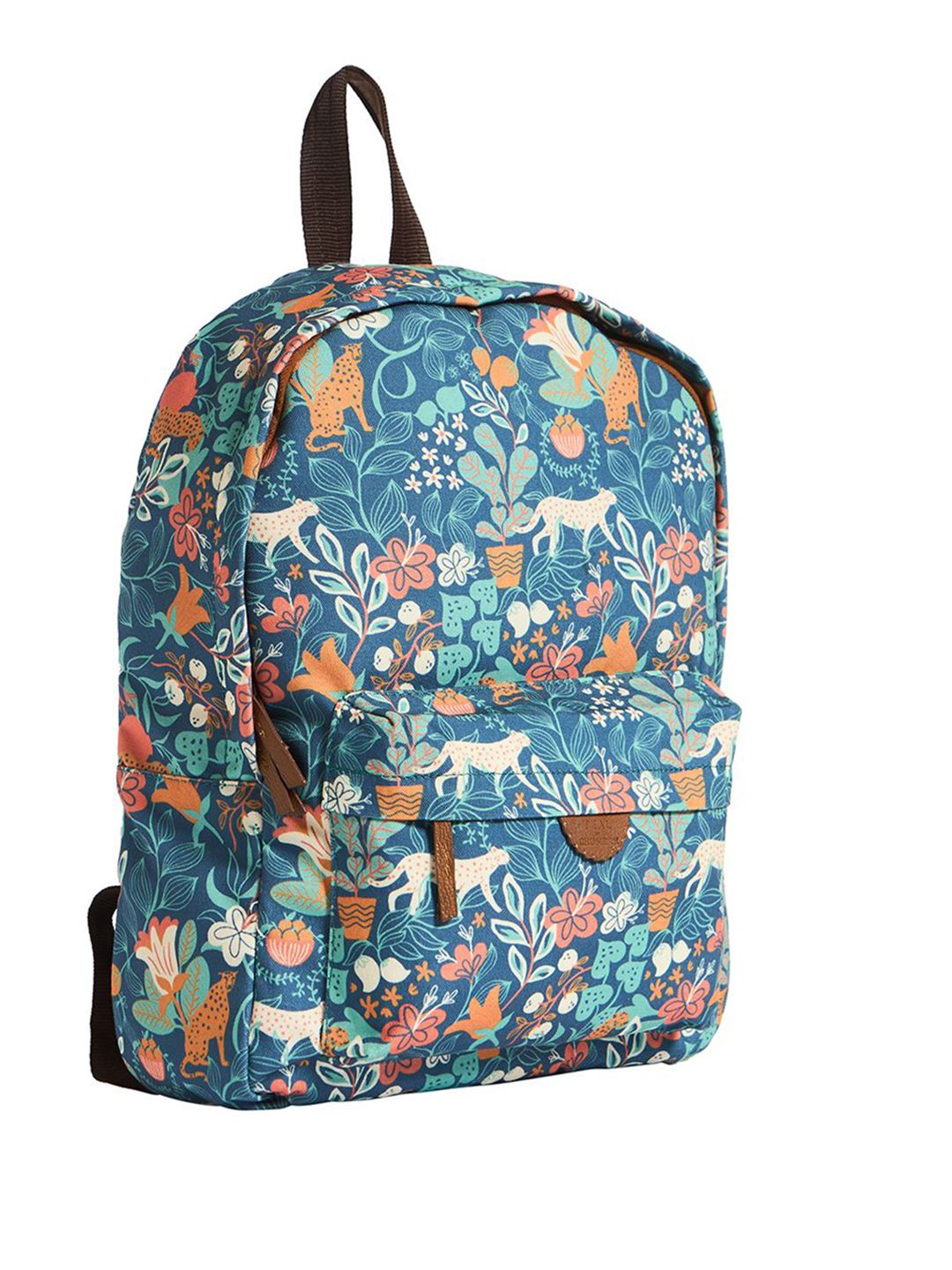 TEAL BY CHUMBAK Women Up To 15 Inch Laptop Ergonomic Graphic Backpack