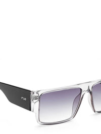 IRUS by IDEE Men Rectangle Sunglasses with UV Protected Lens IRS1311C4SG