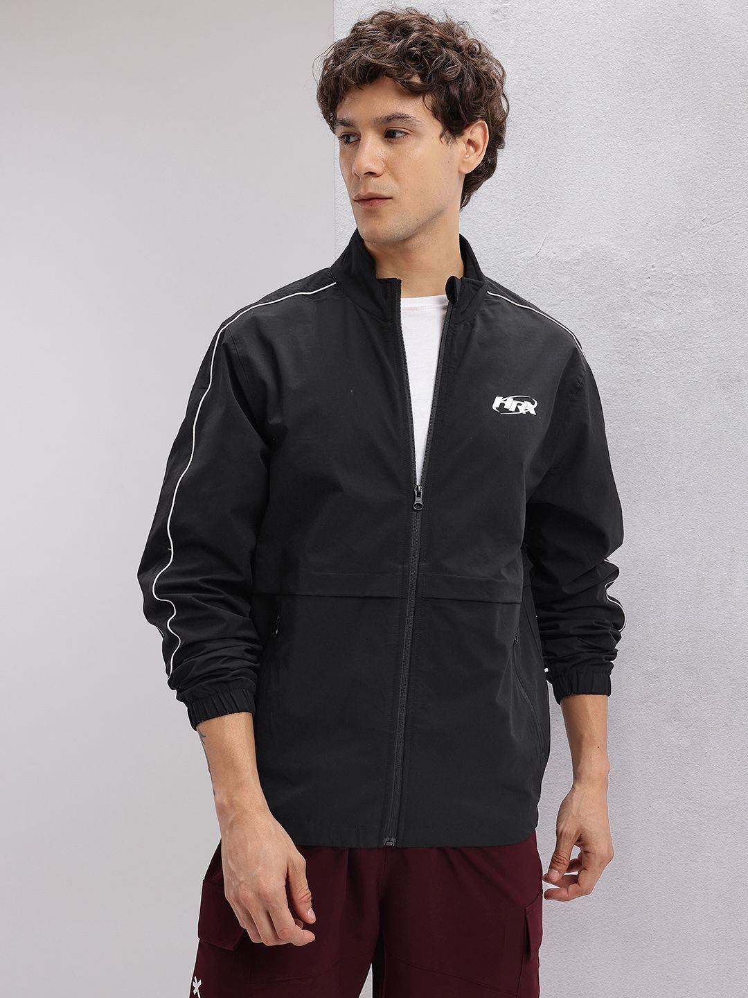 HRX by Hrithik Roshan Paneled Tailored Jacket