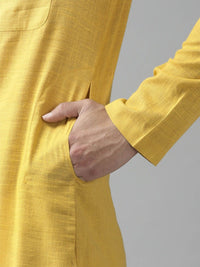 See Designs Men Yellow Kurta