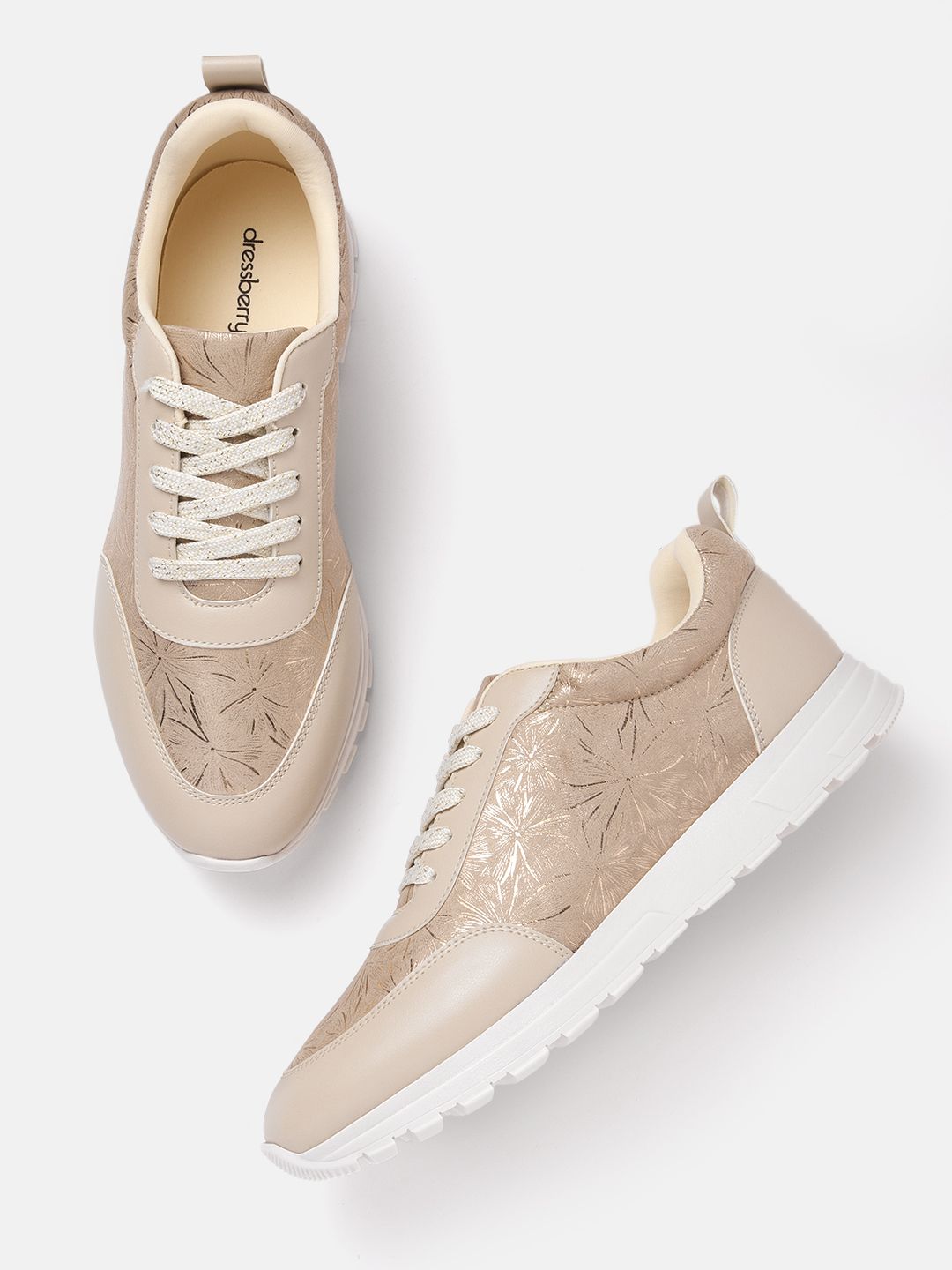DressBerry Women Floral Printed Sneakers