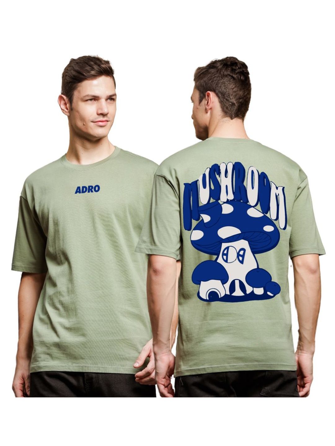 ADRO Men Printed Pockets T-shirt