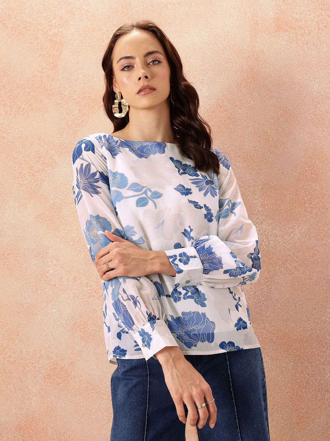 all about you Printed Floral Top