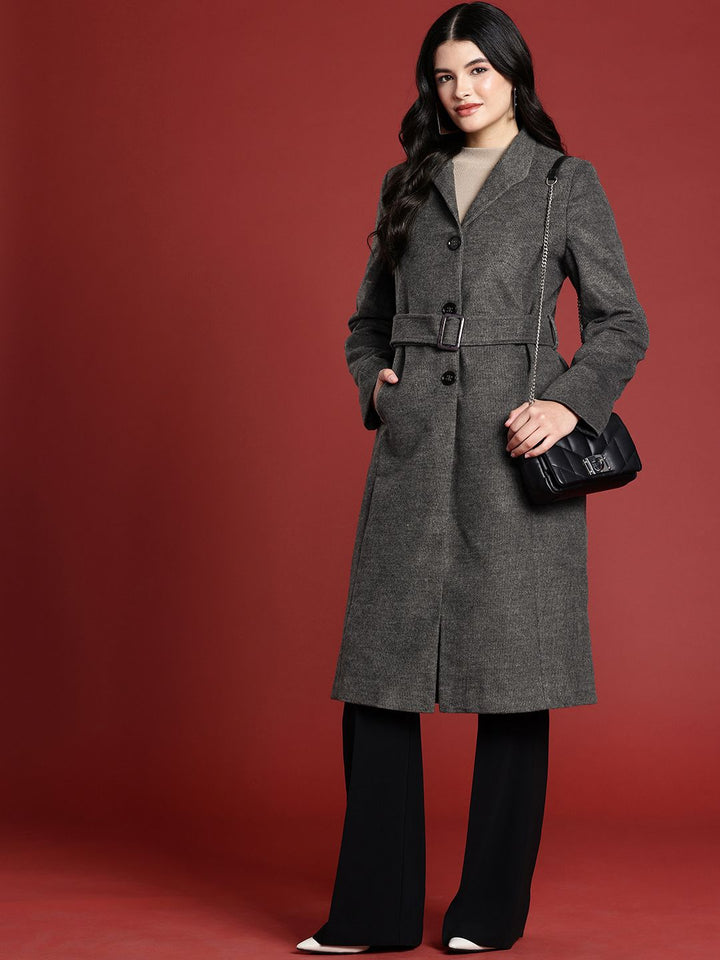all about you Single Breasted Shawl Collar Trench Coat