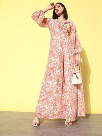 QUIERO Printed Basic Jumpsuit