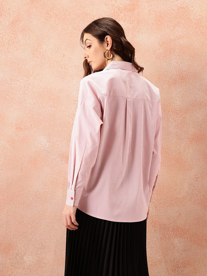 all about you Pinstripes Formal Shirt
