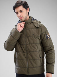 SPYKAR Men Full Sleeve Regular Fit Padded Jacket