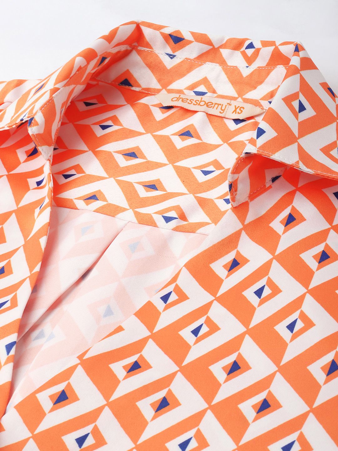 DressBerry Triangle of Awesomeness Shirt Style Wrap Top