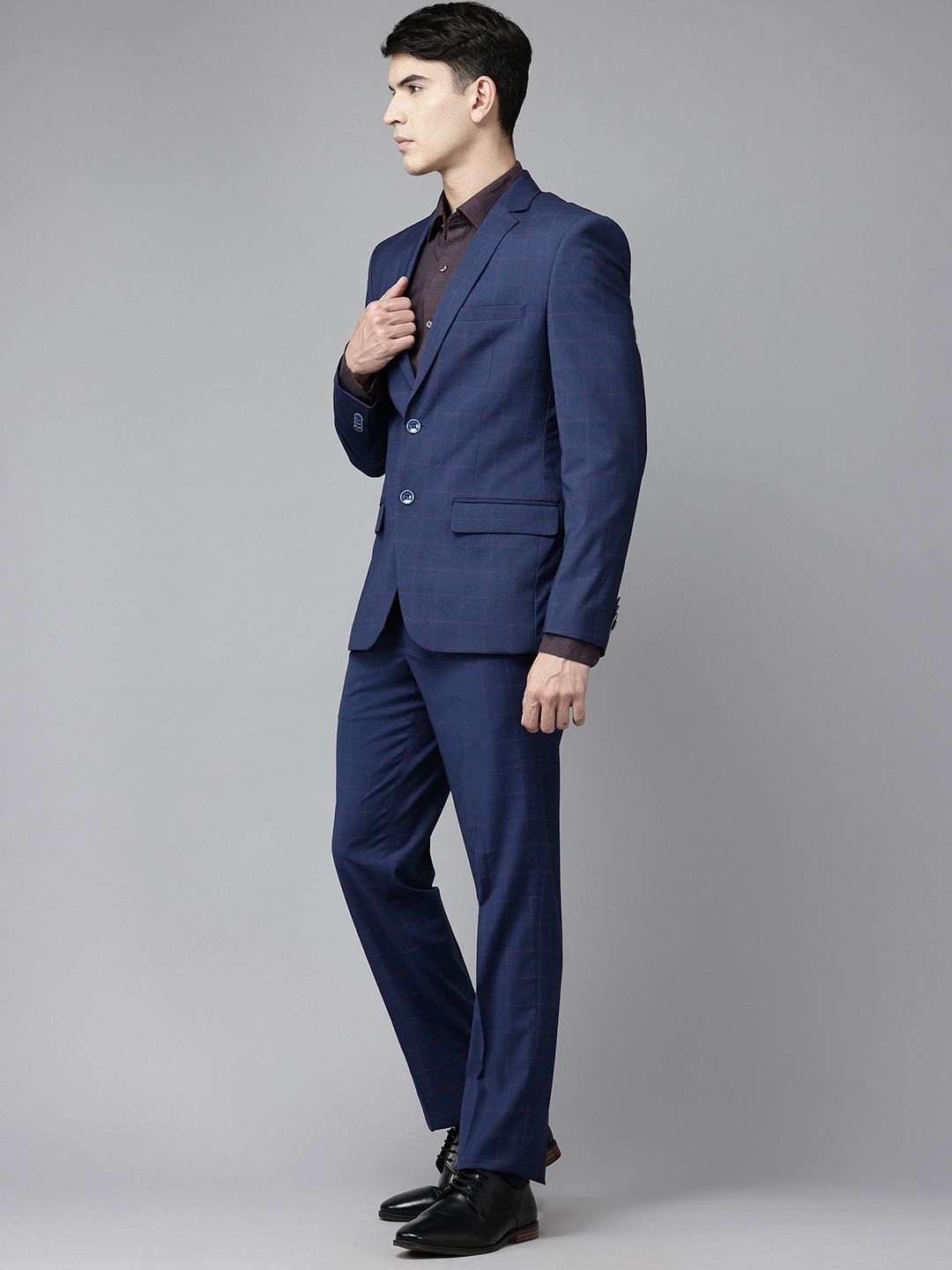 Park Avenue Notched Lapel Collar Formal Blazer & Trouser