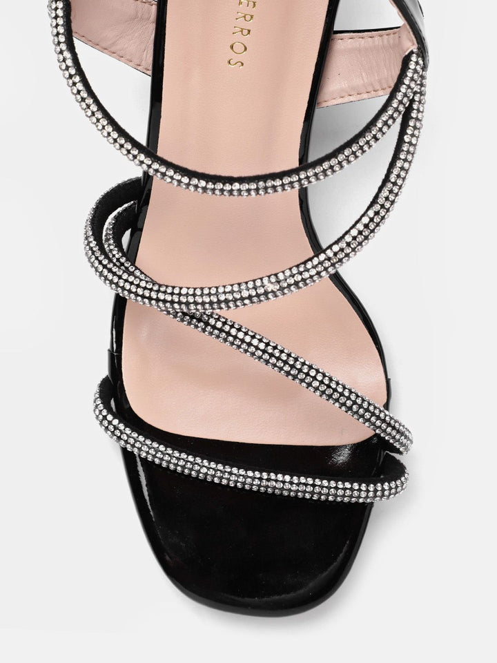 Lino Perros Embellished Block Heels