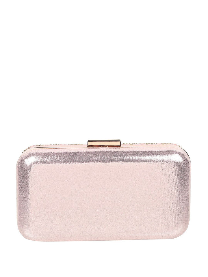 Metro Embellished Box Clutch