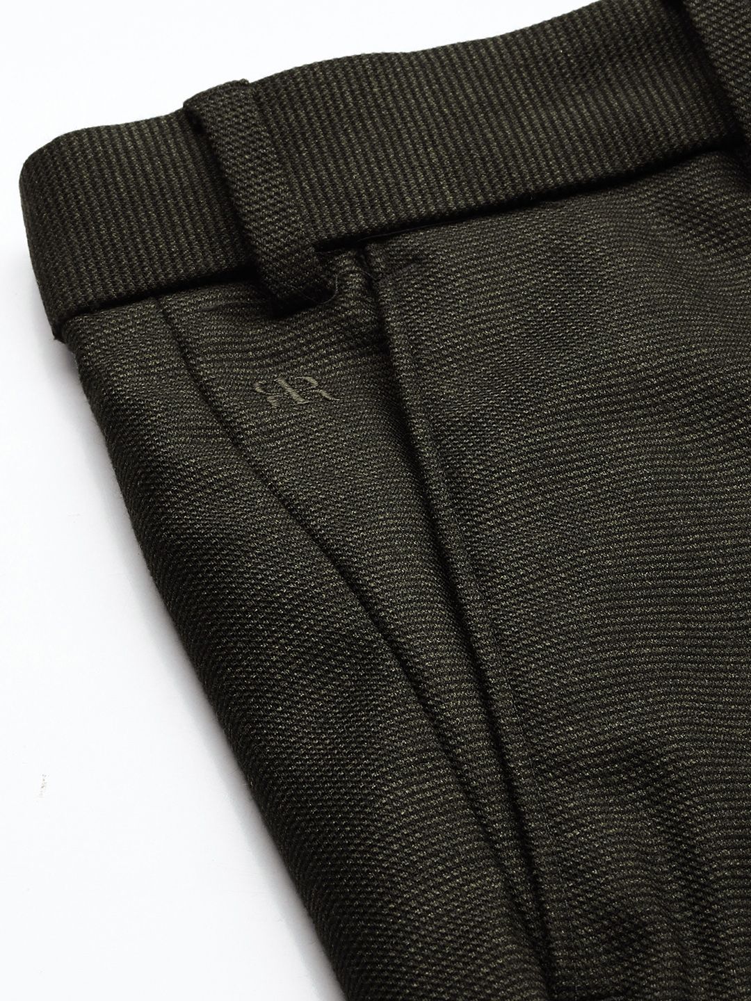 Raymond Men Textured Slim Fit Formal Trousers
