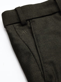 Raymond Men Textured Slim Fit Formal Trousers