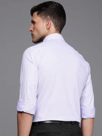 Raymond Self Design Slim Fit Pure Cotton Formal Shirt