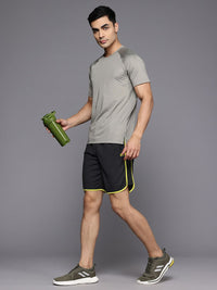 HRX by Hrithik Roshan Men Striped Detail Rapid-Dry Training Shorts