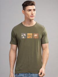 ADRO Men Printed T-shirt