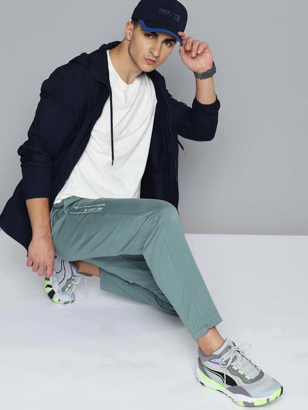 HRX by Hrithik Roshan Men Solid Track Pants