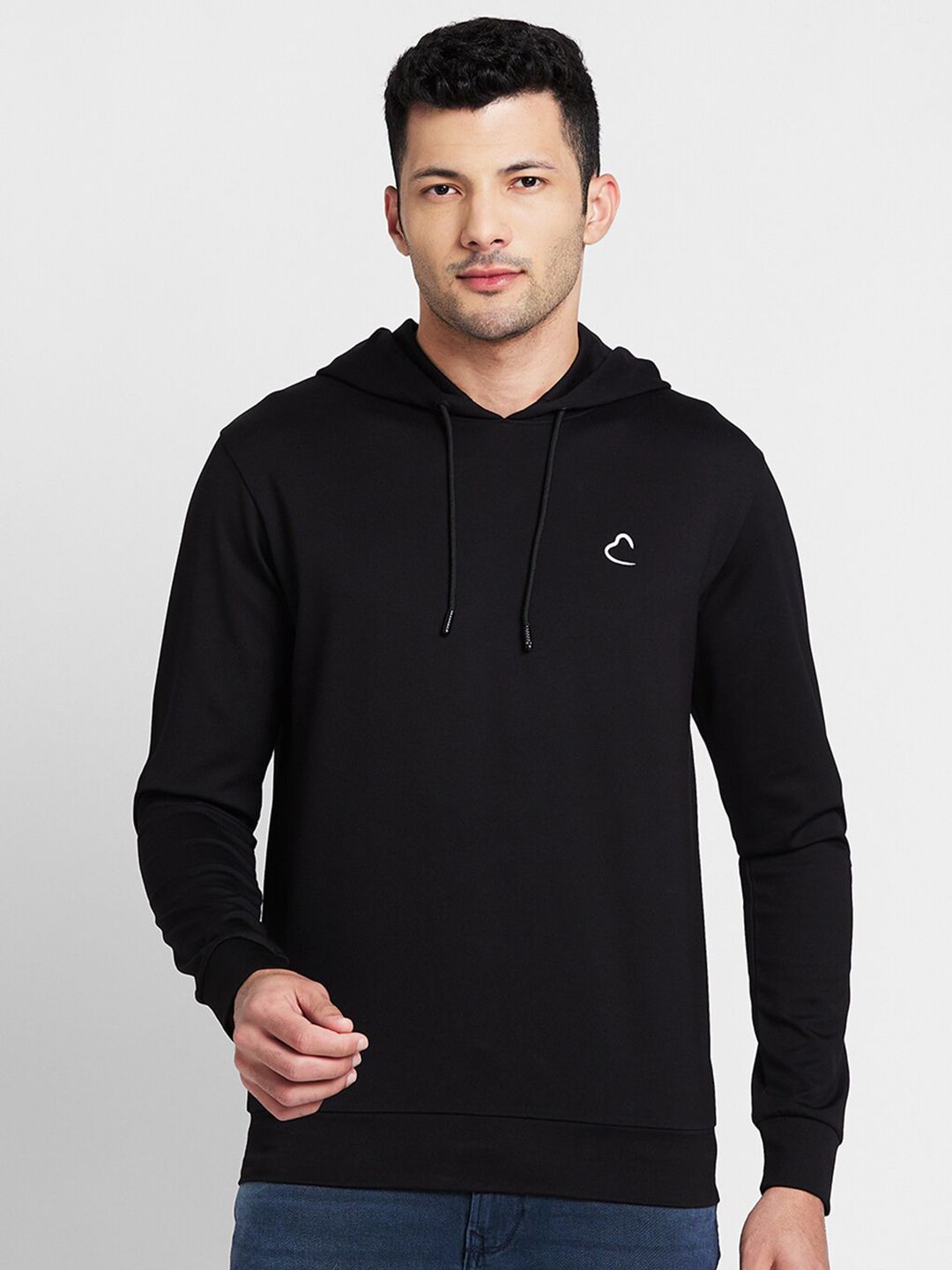 Being Human Hooded Cotton Pullover