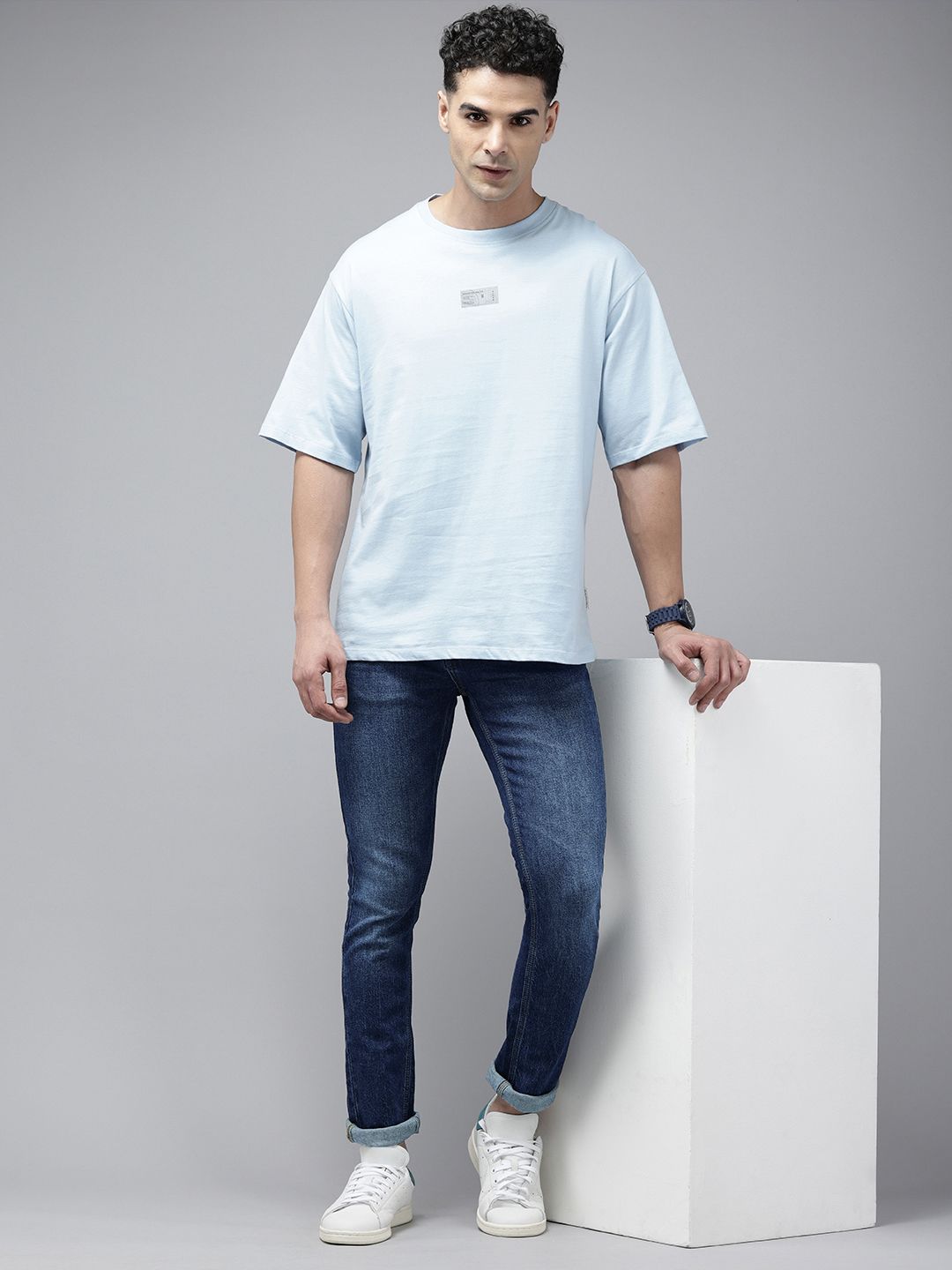 SPYKAR Men Skinny Fit Low-Rise Light Fade Stretchable Jeans