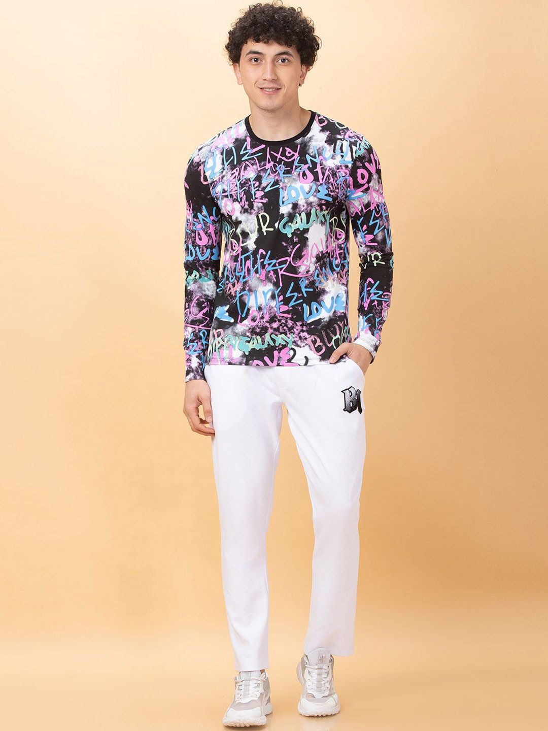 Being Human Men Mid Rise Track Pants