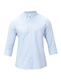 Being Human Men Classic Slim Fit Button-Down Collar Solid Cotton Casual Shirt