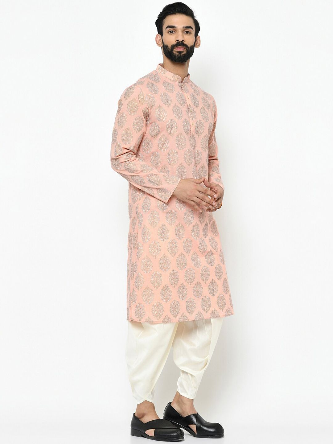 KISAH Men Printed Regular Fit Ethnic Motifs Kurta