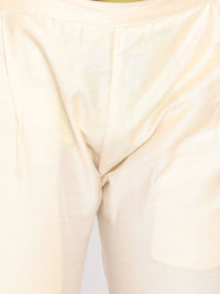 VASTRAMAY Boys Embroidered Mirror Work Sherwani With Trousers