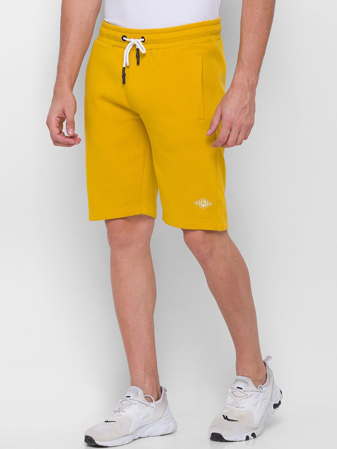 Being Human Men Blue Low-Rise Shorts
