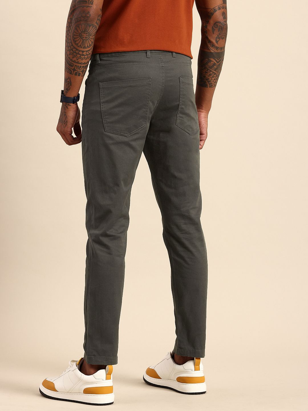 Being Human Men Classic Chinos Trousers
