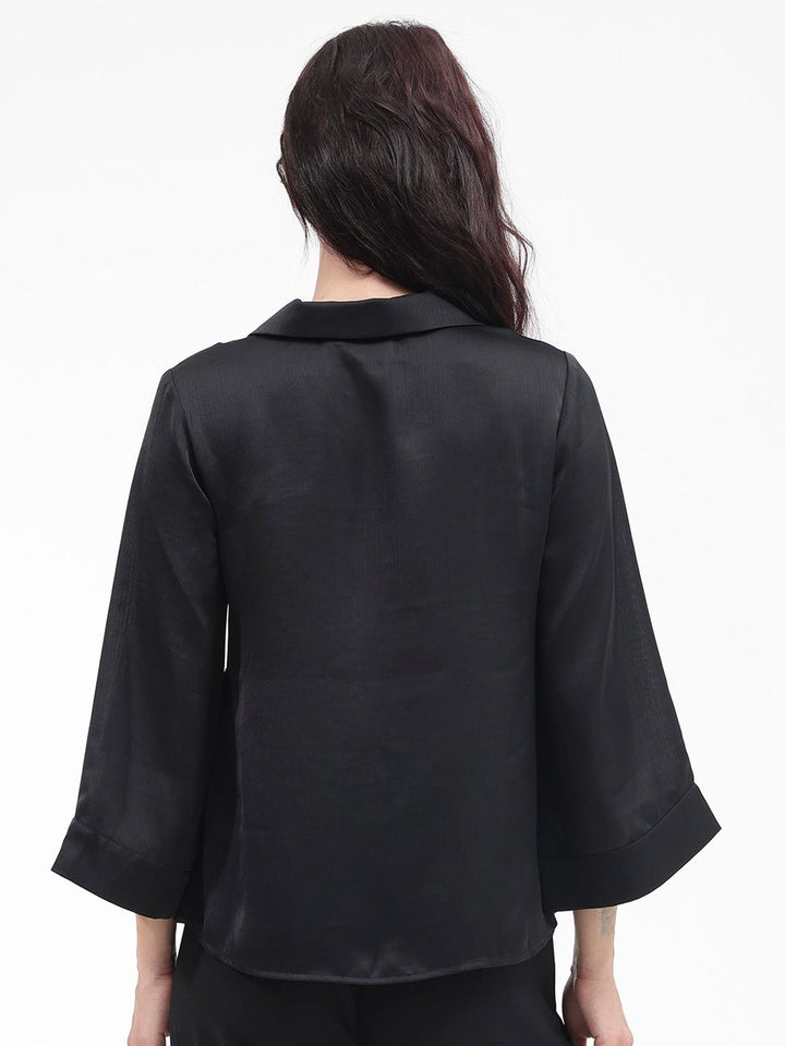 RAREISM Flared Sleeve Cotton Top