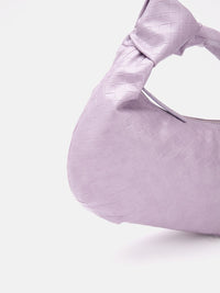 Berrylush Textured Half Moon Handheld Bag