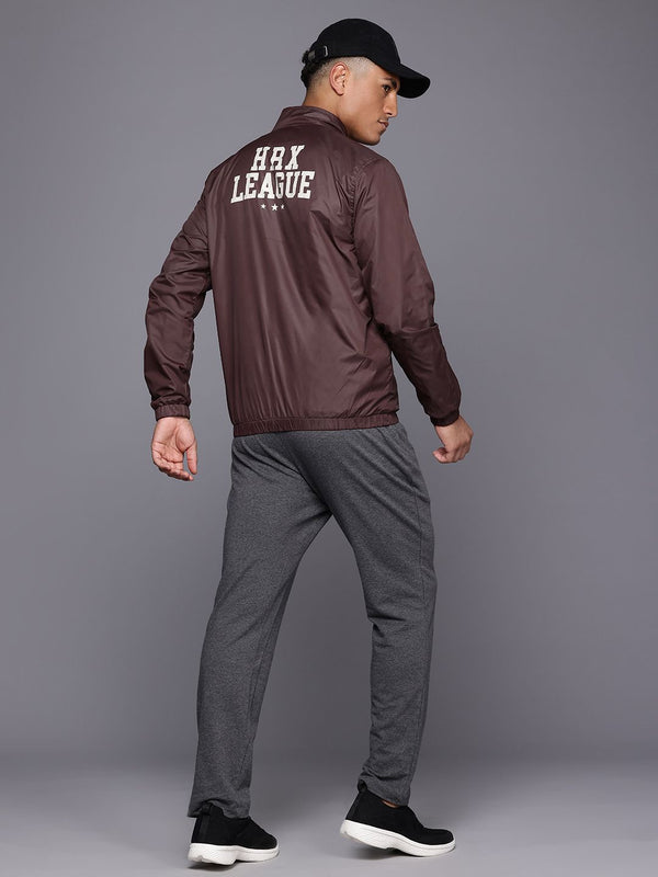 HRX by Hrithik Roshan Typography Printed Tailored Jacket