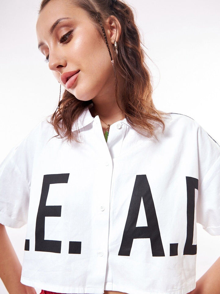 Bewakoof Women Opaque Printed Casual Oversized Shirt