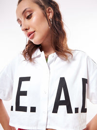 Bewakoof Women Opaque Printed Casual Oversized Shirt