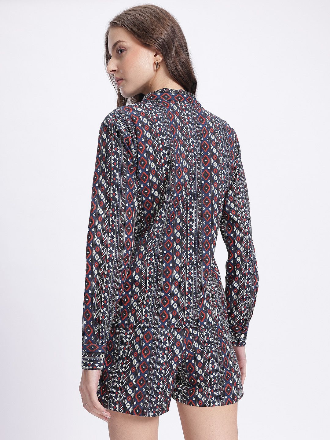DressBerry Minimalist Muse Ethnic Motifs Print Co-Ords