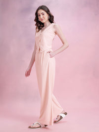 DressBerry Textured Pleated Co-Ords