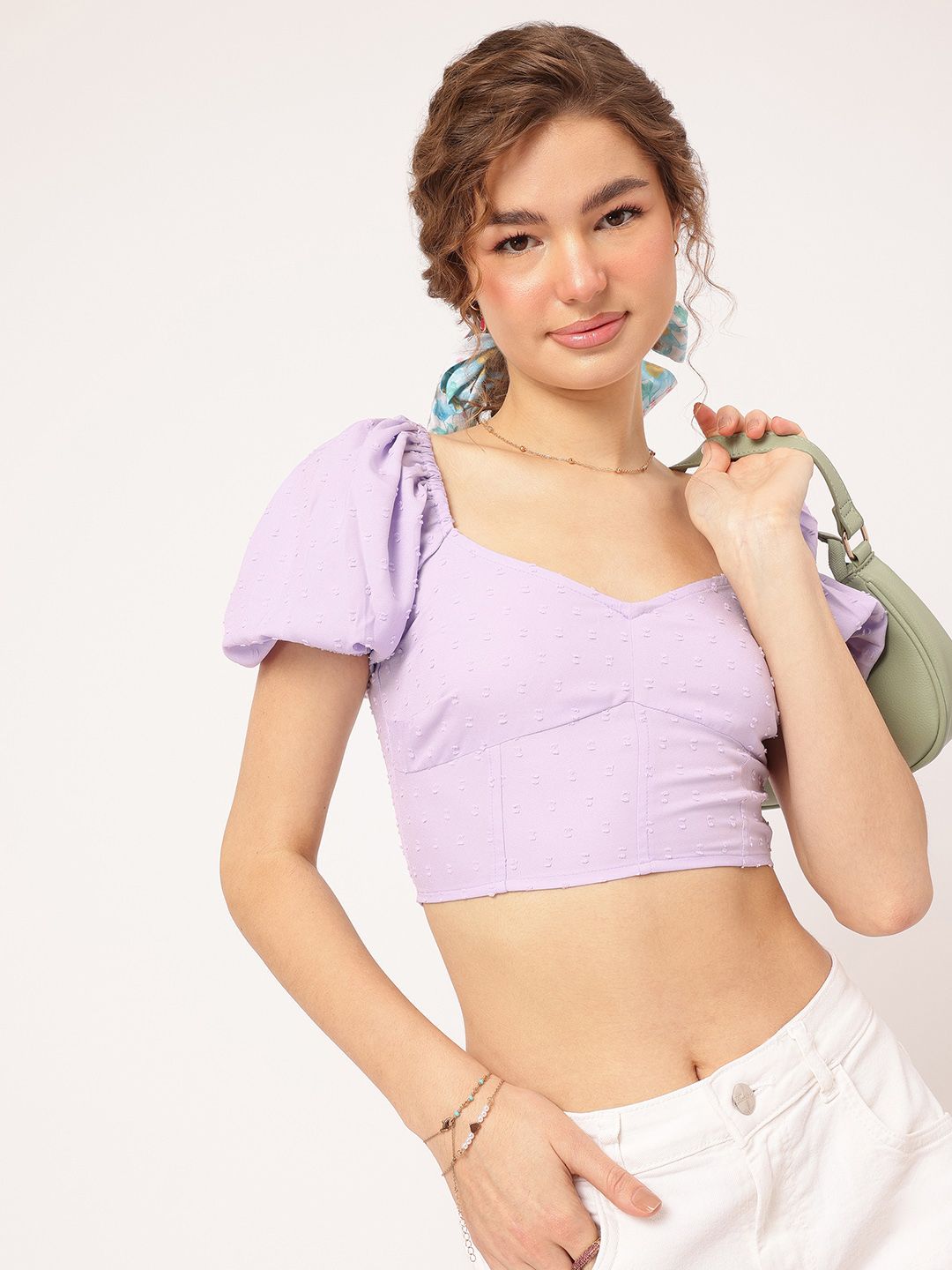 DressBerry Urban Ballerina Sweetheart Dobby Dash Top