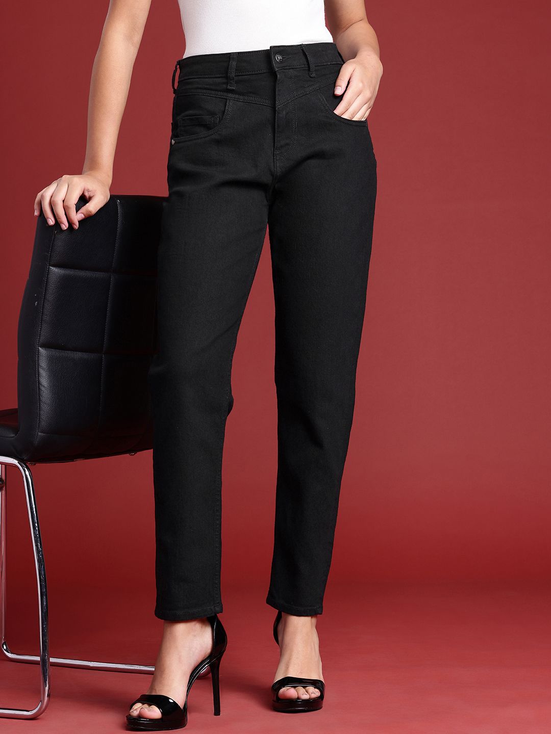 all about you Women Mom Fit Stretchable Jeans