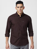 SPYKAR Slim Fit Opaque Cotton Casual Shirt