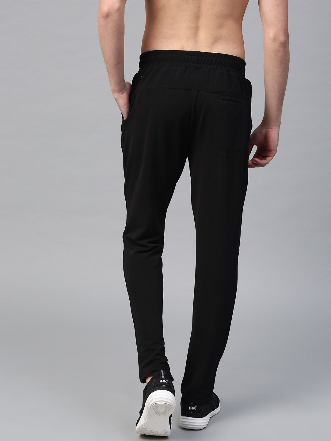 HRX by Hrithik Roshan Men Black Active Essential Track Pants
