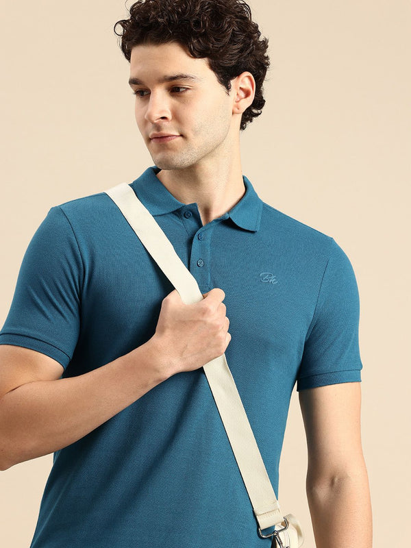 Being Human Pure Cotton Polo Collar Casual T-shirt