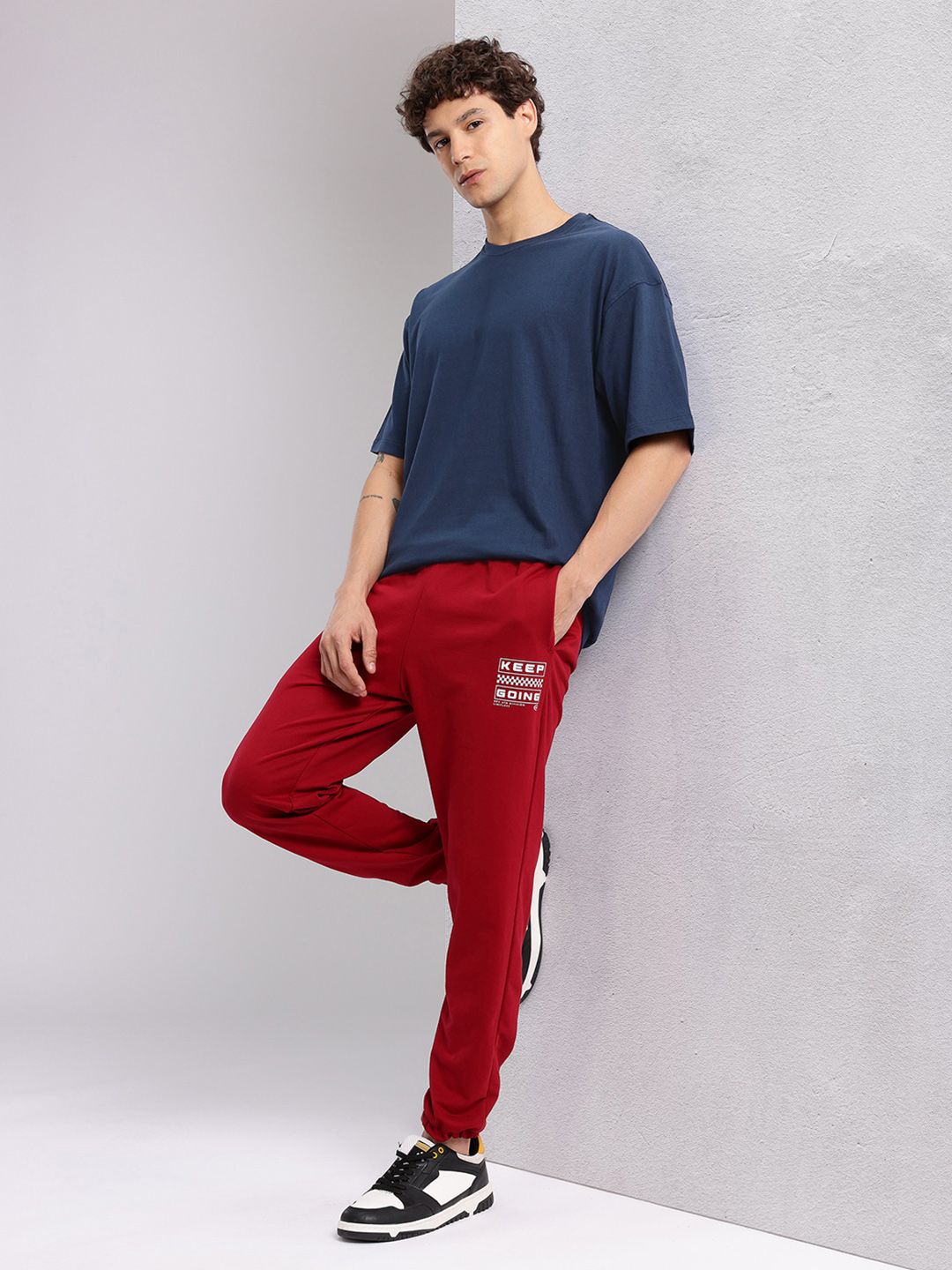 HRX by Hrithik Roshan Graphic Print Drop-Shoulder Sleeves T-shirt