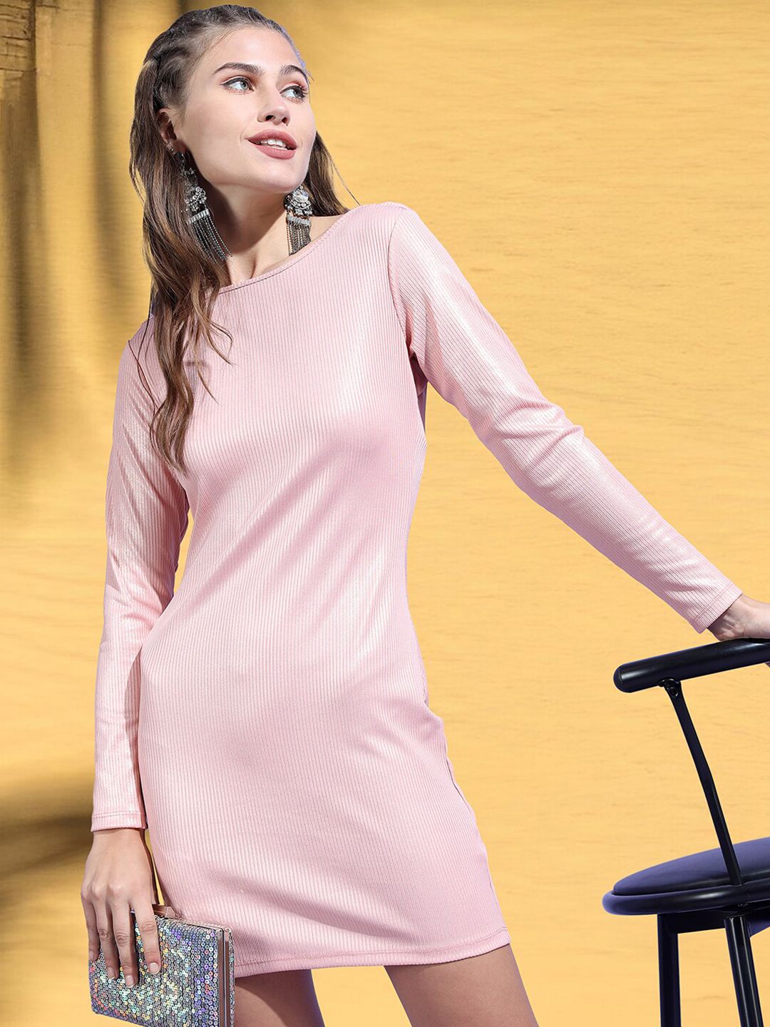 Tokyo Talkies Sheath Mini Dress