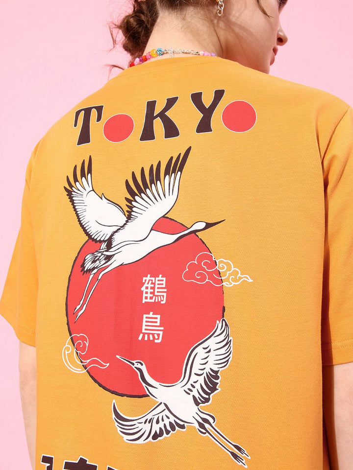 DILLINGER Pure Cotton Printed Oversized T-shirt