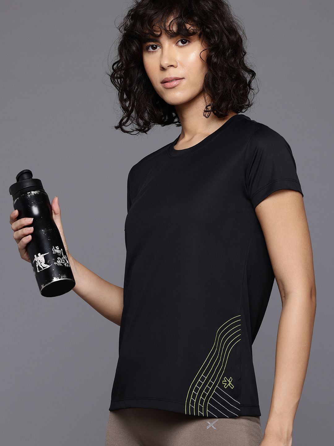 HRX oleh Hrithik Roshan Rapid-Dry Running T-Shirt