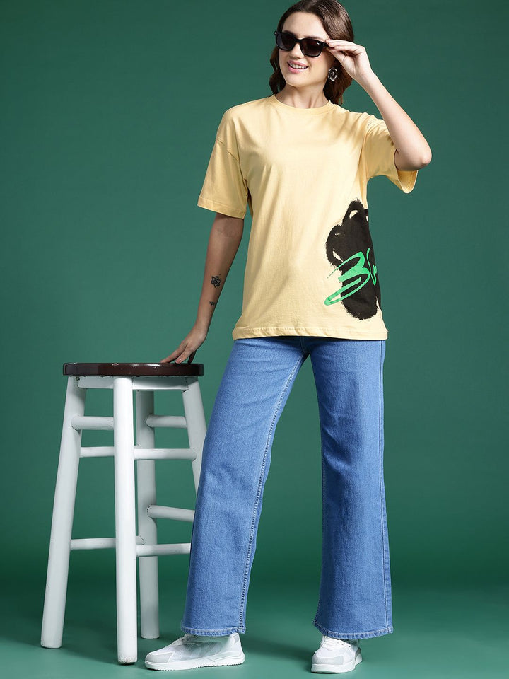 DressBerry Women Placement Print T-shirt