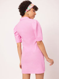 DressBerry Blush & Bold Sheath Mini Dress